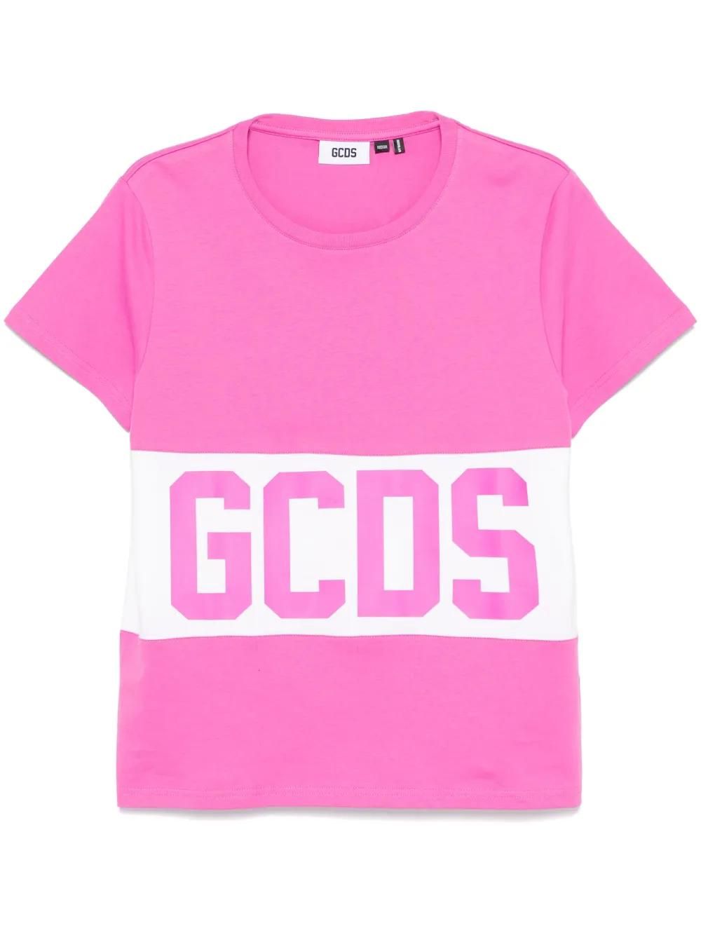 GCDS 売れ筋商品|||ジーシーディーエス Tシャツ トップス レディース T-shirts Pink GCDS ジーシーディーエス Tシャツ トップス レディース T-shirts