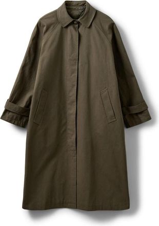 Sofie Schnoor Filippasw Coat - Dames - Trenchcoats - Groen - XL - Katoen - Jassen