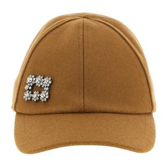 Roger Vivier Hats - female - Roger Vivier - Hats & Caps - Brown - S - Accessories