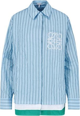 Loewe Camicia A Righe In Cotone