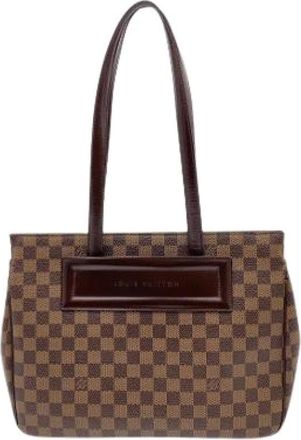 Louis Vuitton Pre-owned Tote Bags, female, Brown, Size: ONE SIZE Pre-owned Leather Tote Bag