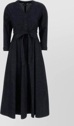 Max Mara denim midi dress
