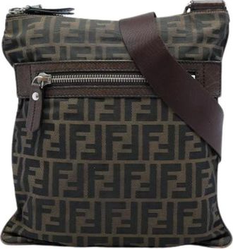 Fendi Borsa a tracolla Pre-owned in tela - - Pre-owned - Donna - Marrone - ONE SIZE