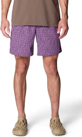 Mountain Hardwear Stryder Drawstring Shorts in Vervain Terrain Print at Nordstrom, Size Xx-Large X 7