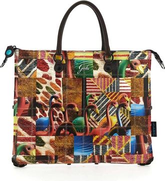 Gabs Omkeerbare Multicolor Shopper Tote Rugzak - Dames - Shoppers - Veelkleurig - ONE Size - Leer - Tassen