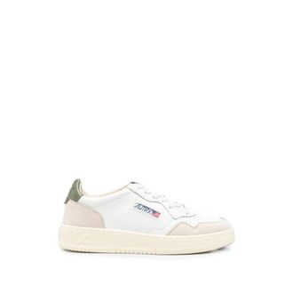 Autry Medalist Low - Heren - Sneakers - Wit - 40 EU - Katoen - Schoenen