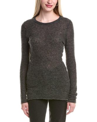 Autumn Cashmere Solid Cashmere & Silk-Blend Sweaterdress