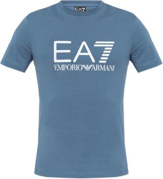 Emporio Armani Emporio Armani Ea7, Hombre, Camisetas, Azul, Talla: S