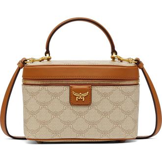 MCM Lauretos Coated Canvas Crossbody Bag in Ss24 Oatmeal at Nordstrom Rack