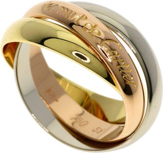 Cartier Yellow Gold (18K) Pink Gold (18K) White Gold (18K) Band Ring (Pre-Owned)