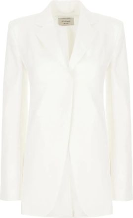 Sportmax Katoenen blazer - Wit