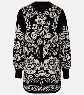 Farm Rio Cashew And Birds minidress