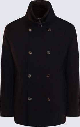 Montecore Coats Blue And Green-Uomo