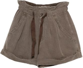 Isabel Marant Nirma Cotton And Linen Canvas Shorts Clothing