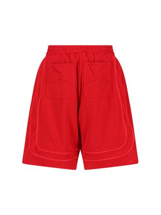 Rhude Mens Trousers Red Polyester