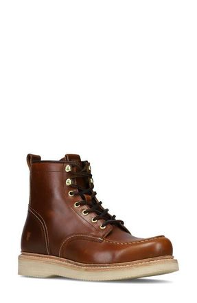 Frye Hudson Work Boot in Saddle at Nordstrom, Size 9