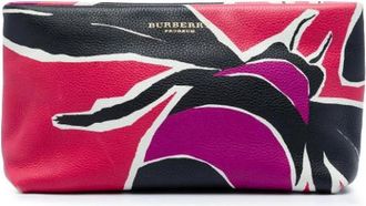 Burberry Pre-owned Vintage Leren Clutch - Dames - Vintage Clutch - Veelkleurig - ONE Size - Leer - Vintage