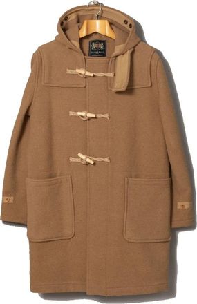 Gloverall 70e verjaardag Monty Duffle Coat - Heren - Mantel - Bruin - XS - Wol - Jassen