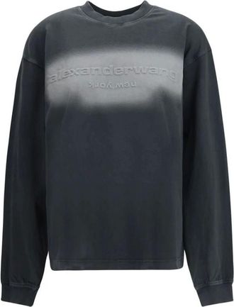 Alexander Wang Dames, Sweatshirts & Hoodies, Zwart, Maat: XS Katoen