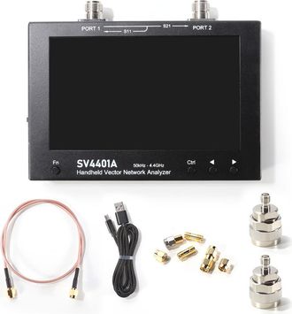 OEM Analizador De Redes Vectoriales Sv4401a Con Pantalla T&aacute;ctil Lcd De 7, 50 Khz-4,4 Ghz, Nanovna (analizador De Antenas De Red Vectorial), Uhf, Hf, Vhf, 