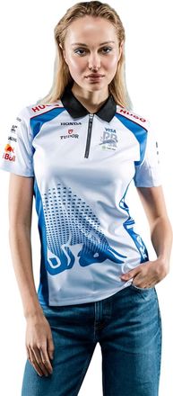 HUGO BOSS Hugo F1 2025 Red Bull-poloshirt voor dames (Wit)