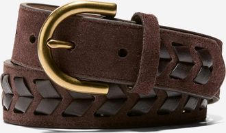 Cole Haan Womens Laced Harness Belt - Brown Size Medium