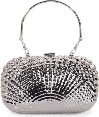 Berness Shell Clutch in Silver at Nordstrom Rack