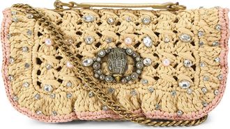 Kurt Geiger Small Chelsea Woven Shoulder Bag in Open Beige at Nordstrom