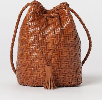 Dragon Diffusion Borsa Pompom Double Jump Dragon Diffusion in pelle intrecciata