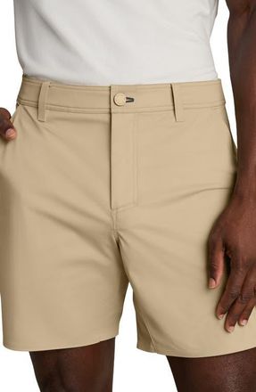 Rhone Commuter Flyweight Performance Golf Shorts in Light Khaki at Nordstrom, Size 40