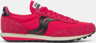 Saucony Mens Trainer 80 in Red Suede - Size UK 10.5
