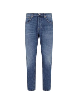 Dondup Blue Dian Cotton Denim Jeans