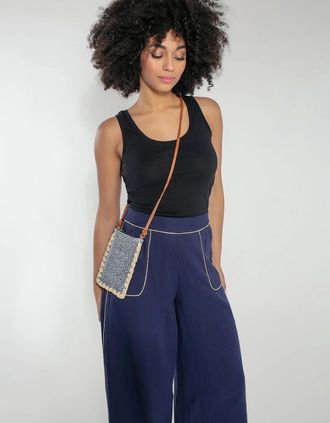Nooki Design Womens Phoebe Phone Case in Blue Mix - Size: ONE