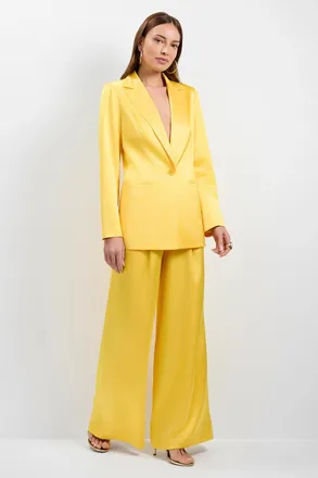 Trina Turk Giardino Satin Blazer