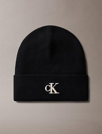 Calvin Klein Gorro De Punto Con Logo Distintivo