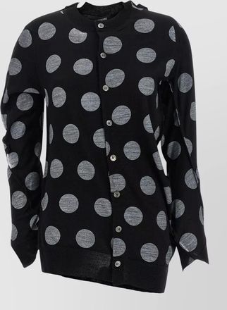 Junya Watanabe long cardigan polka dot knitwear style