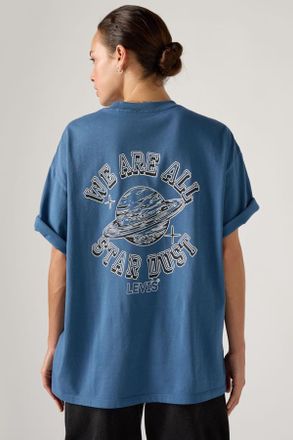 Levi's Graphic Short Stack Tee - Women - XL - Blue / True Navy
