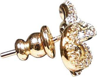 Ferragamo Womens Earrings Vara Bow Gold Brass