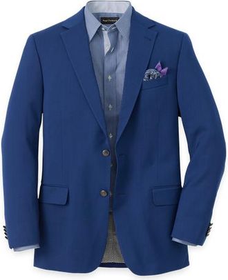 Paul Fredrick Travel Blazer in Bright Navy at Nordstrom, Size 38