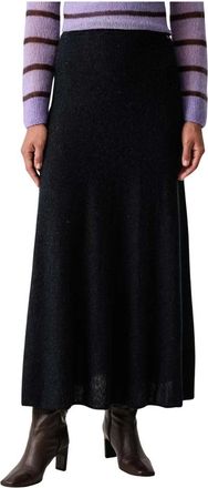 Mos Mosh Falda larga de punto - Skirts - Mujer - Azul - XS