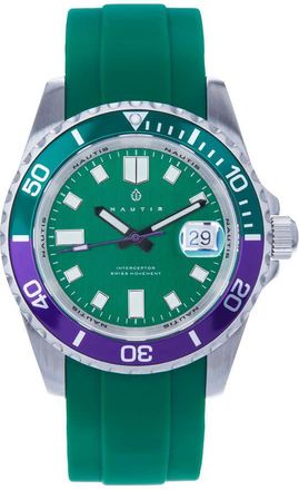 Nautis Interceptor Quartz Green Dial Mens Watch 19161G-H