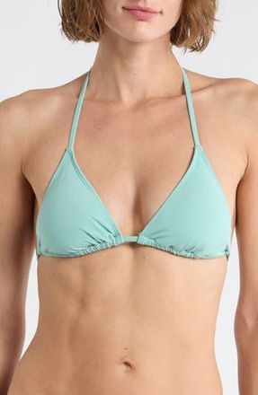 Roxy Classic Triangle Bikini Top in Aq1 at Nordstrom Rack, Size X-Large Regular