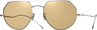 Eyevan 7285 Eyevan, unisex, Accessoires, Geel, Maat: 54 MM Zijde