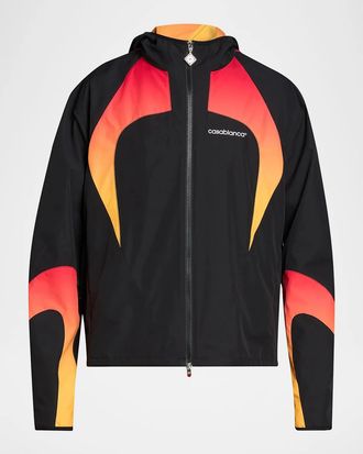 Casablanca Zip Hooded Jacket