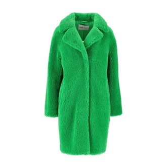 Stand Studio Stand Studio, Cappotto Camille Cocoon Verde, Donna, Taglia: XS
