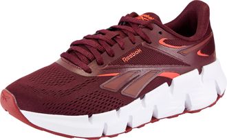 Reebok Laufschuh REEBOK ZIG DYNAMICA 6, Damen, Gr. 37,5, schwarz cherry, retro rot, luxe grau, Synthetik, Textil, Schuhe Laufschuh
