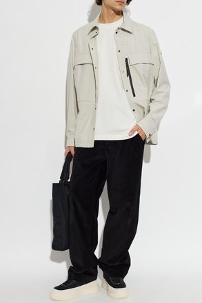 Moncler Shirt With Pockets, Mens, Grey