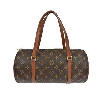 Louis Vuitton Papillon Handbag Monogram Canvas Brown Canvas Handbag (Pre-Owned)