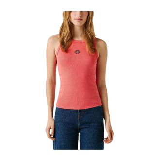 Pepe Jeans London Sleeveless Tops, female, Pink, Size: XS Sleeveless Top