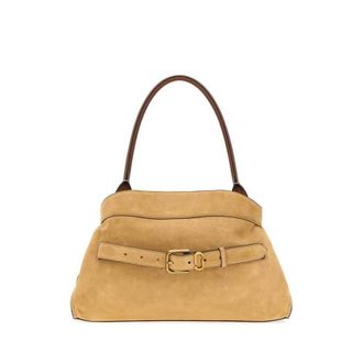Marc Jacobs Beige Suede The Dakota Shoulder Bag Sahara Borse A Mano